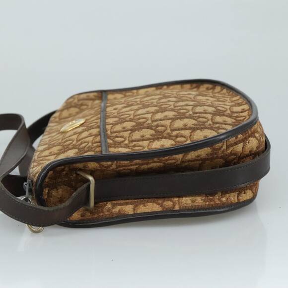 DIOR Trotter Canvas Shoulder Bag Brown - Picture 5 of 12